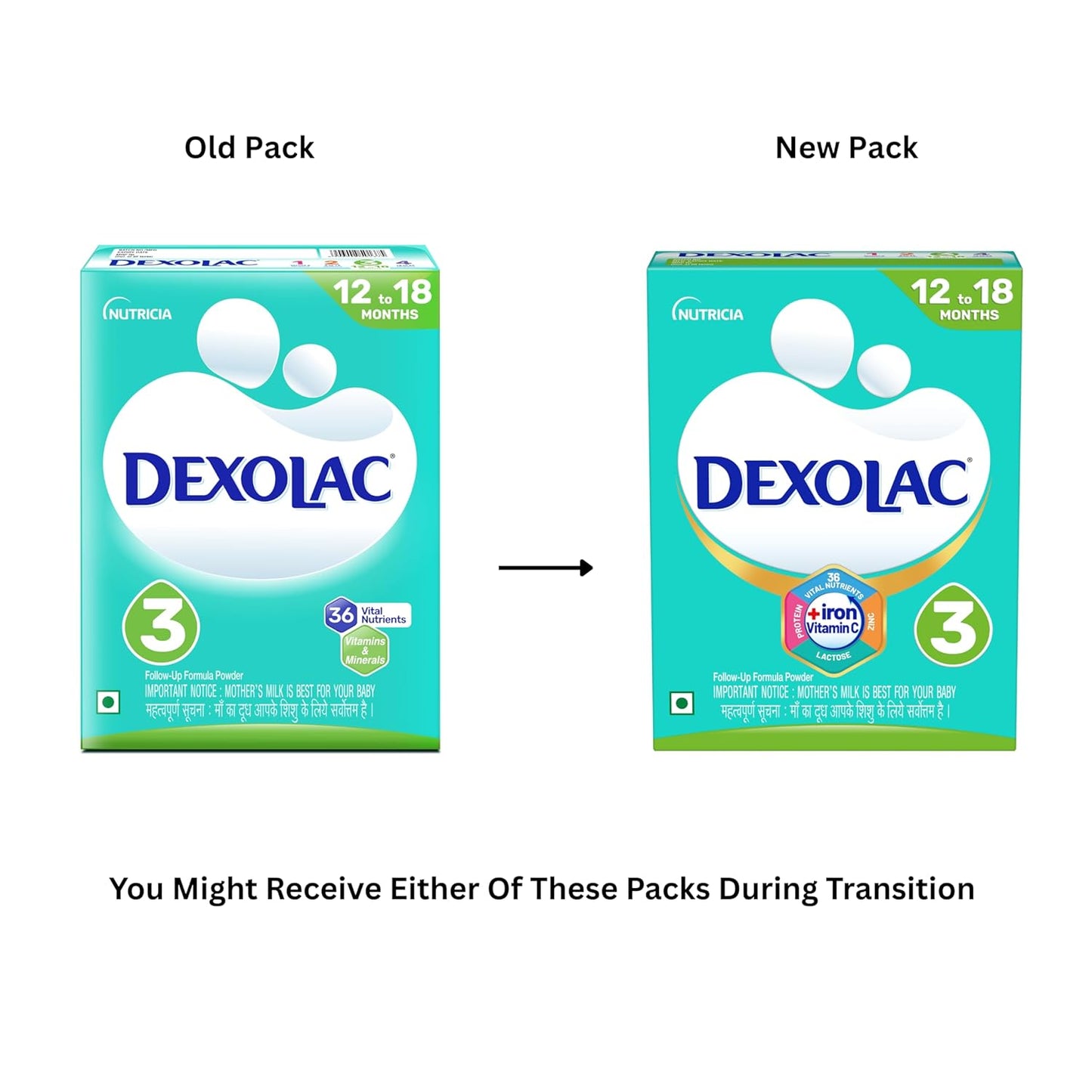 Dexolac Infant Formula Powder After 12 Months Stage 3 - Distacart