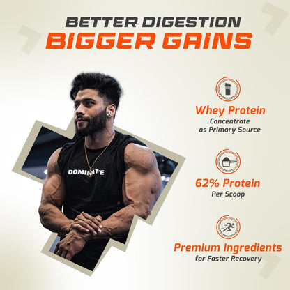 FUELONE Whey Protein (Cafe Mocha, / 2.2lbs) | 24g Protein | 5.29g BCAA & 4.2g Glutamic Acid