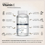 Thumbnail for Vokin Biotech Natural Vitamin E from Sunflower - D-Alpha-Tocpherol - 10mg - 90 Capsules