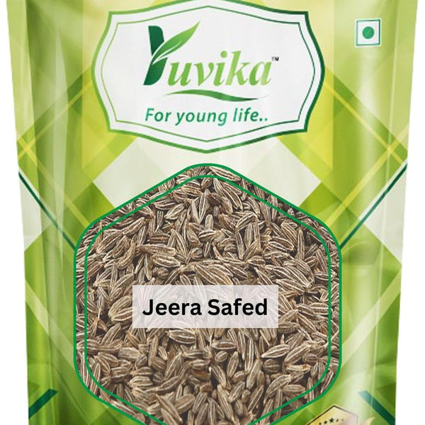 Yuvika Jeera Safed - Cuminum Cyminum - White Cumin Seeds - Distacart