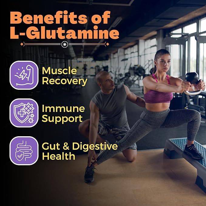 BOOSTIQ L-Glutamine Powder - Unflavoured - Distacart