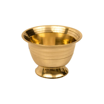 Spillbox Brass Chandhan Bowl|[Weight:60G]-Padam Payala (2) ,1 L - Dista