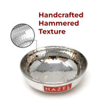 Thumbnail for HAZEL Stainless Steel Kadai Without Handle | Hammered Tasra Kadhai, 700 ML