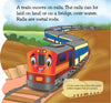 Flying Colours Cut Out Board Book - Train - Dista