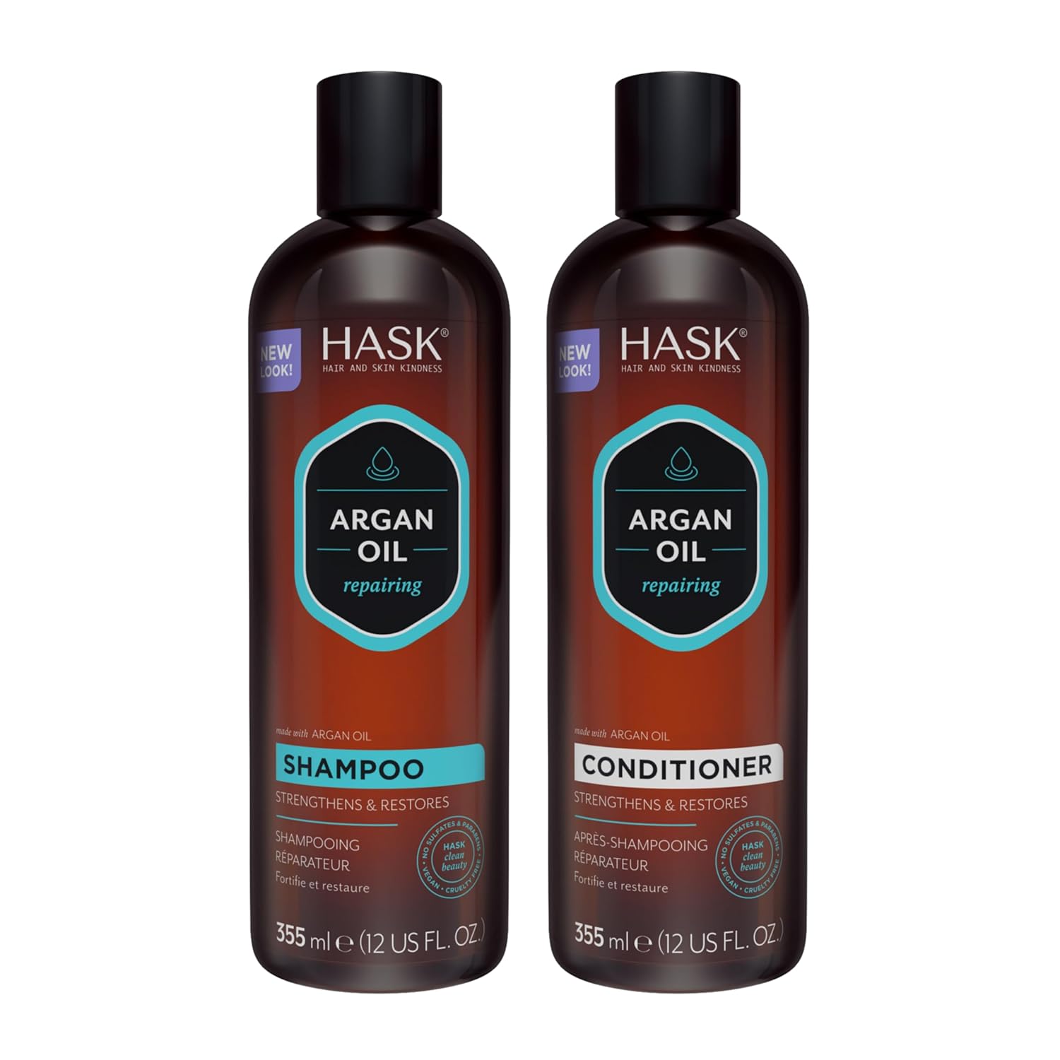 HASK Repairing Argan Oil Shampoo & Conditioner - Distacart