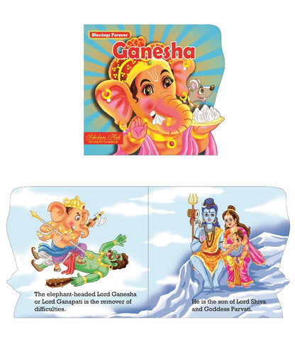 Blessings Forever- Lord Ganesha (Die-Cut Board Book) - Dista