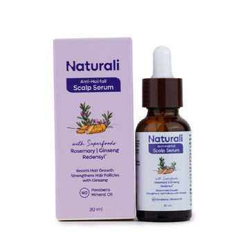 Naturali Anti-Hairfall Scalp Serum with Rosemary, Ginseng & Redensyl - Distacart