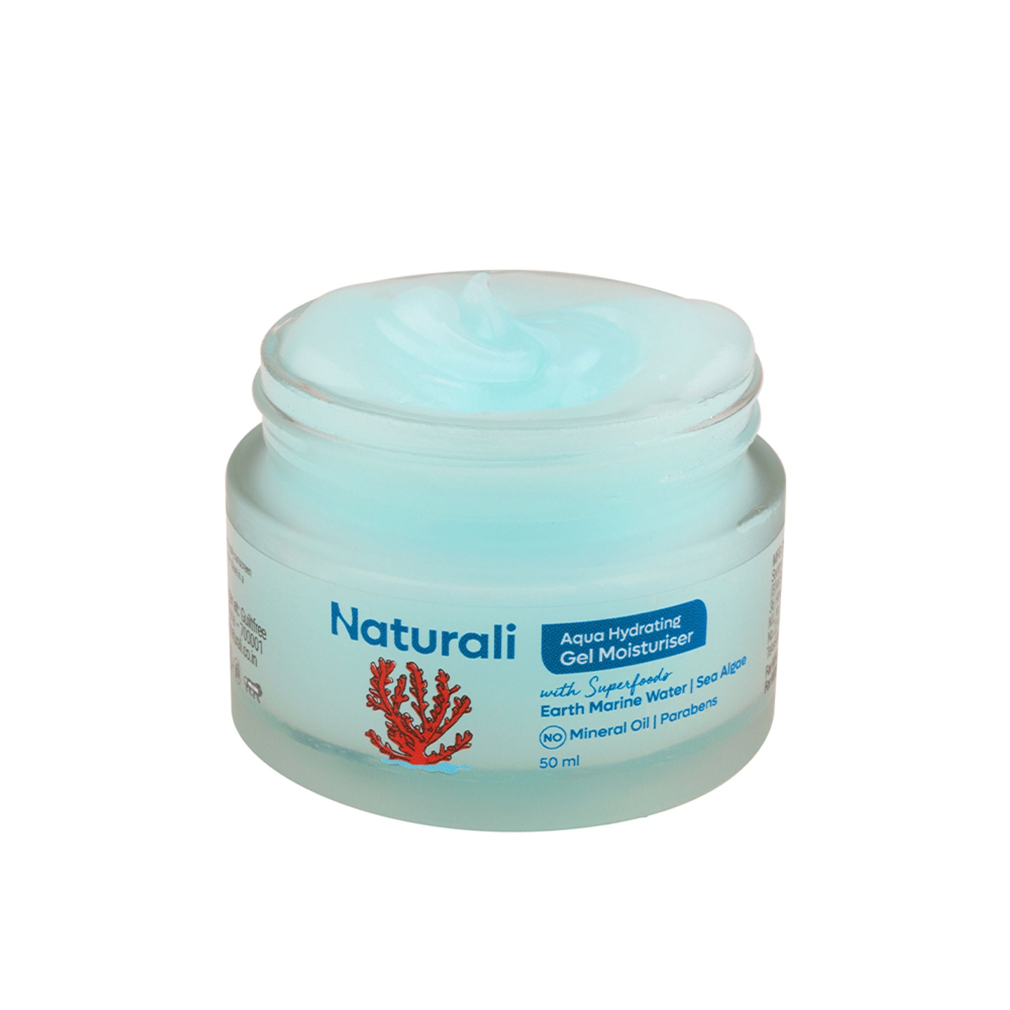 Naturali Aqua Hydrating Gel Moisturiser with Superfoods Earth Marine Water & Sea Algae - Distacart