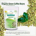 Thumbnail for Vokin Biotech Organic Green Coffee Beans Decaffeinated & Unroasted Arabica Coffee100Gm For Weight Management