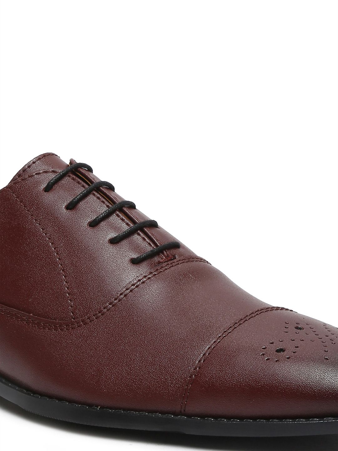 LOUIS STITCH Men Formal Derby Lace-Up Shoes