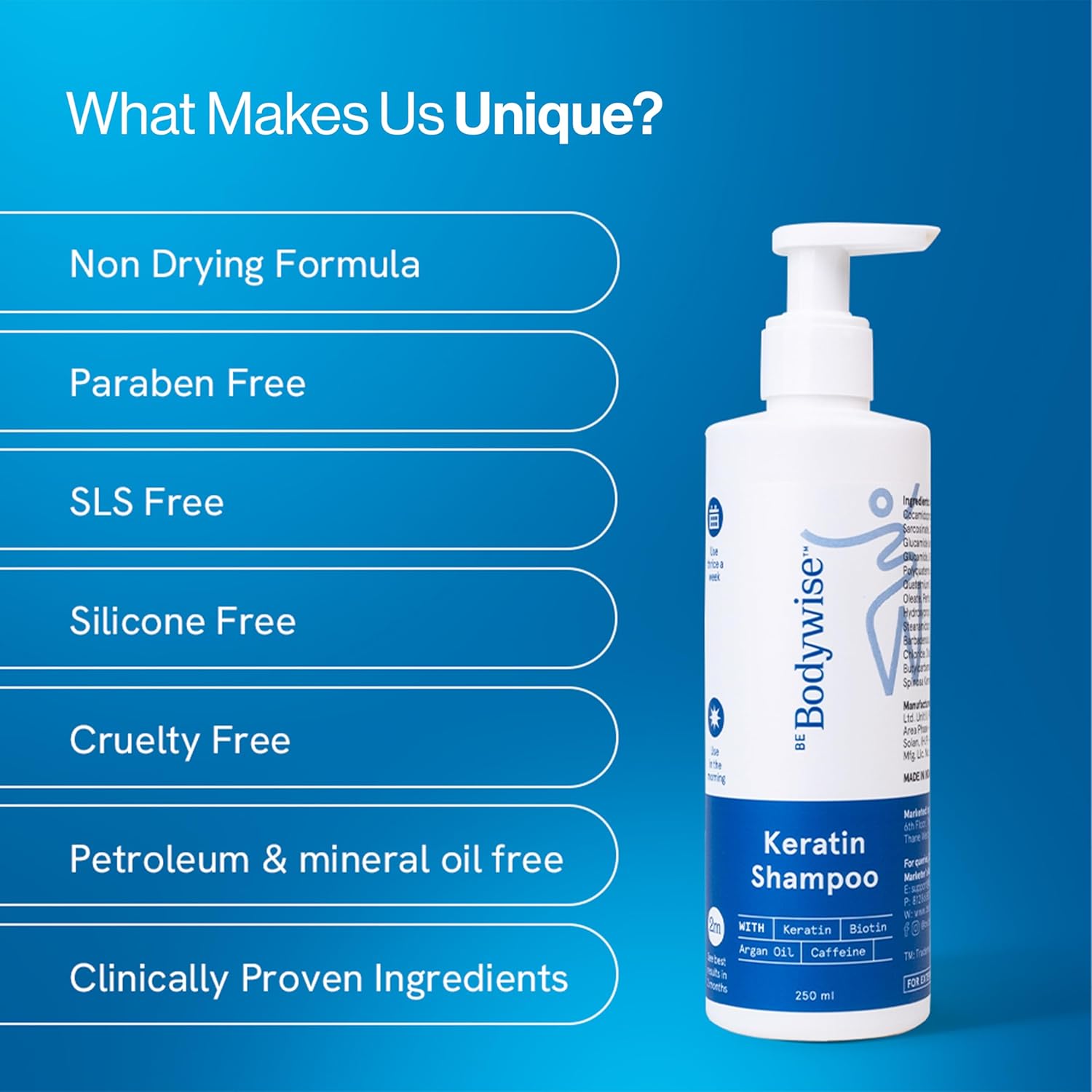 BeBodywise Hair Fall Control Shampoo - Distacart