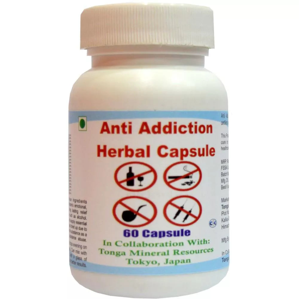Tonga Herbs Anti Addiction Herbal Capsules