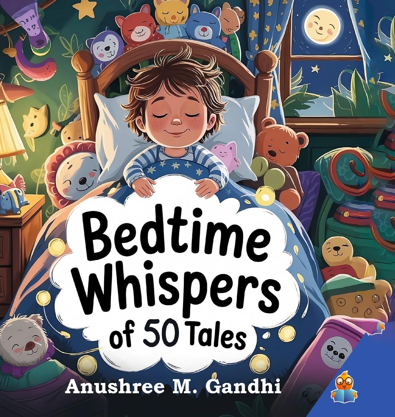 Bedtime Whispers of 50 Tales | Illustrated Bedtime Stories for children | Charming short stories for kids - Anushree M. Gandhi - Dista