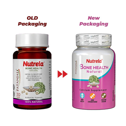 Patanjali Nutrela Bone Health Natural Capsules - Distacart