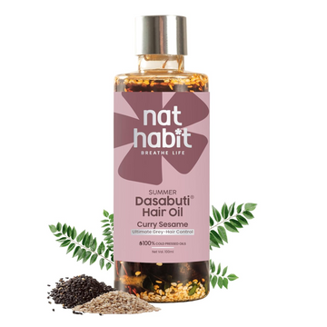 Nat Habit Curry Sesame Summer Hair Oil - Dista