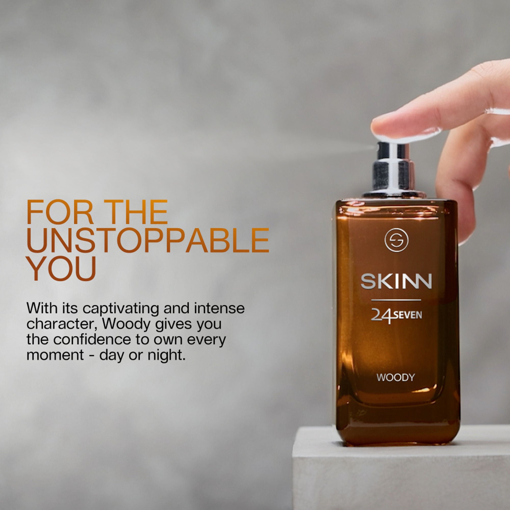 Skinn By Titan 24Seven Perfume for Men - Woody Eau De Parfum - Dista