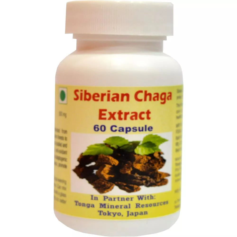 Tonga Herbs Siberian Chaga Extract Capsules