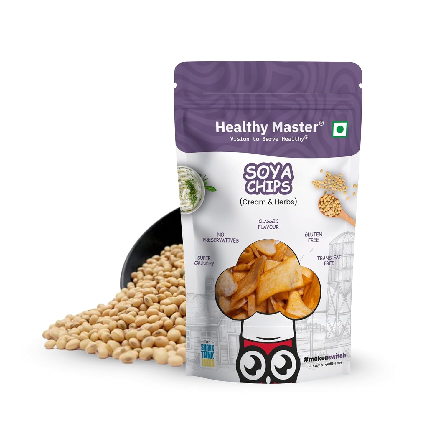 Healthy Master Light & Crispy Soya Chips