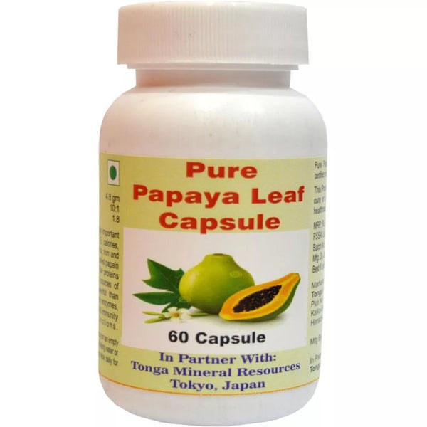 Tonga Herbs Pure Papaya Leaf Capsules