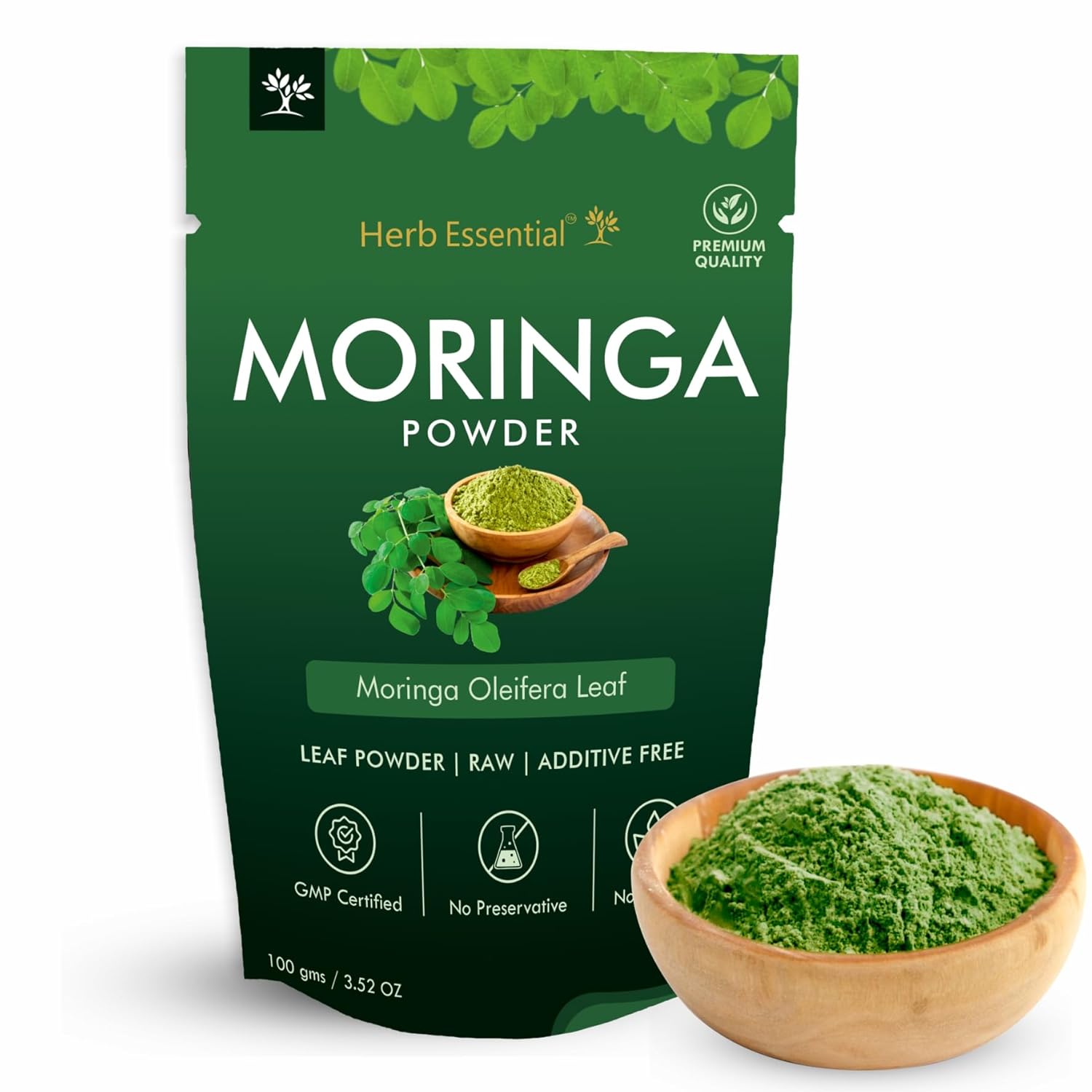 Herb Essential Moringa Powder - Distacart