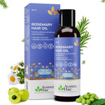 Thumbnail for Avimee Herbal Rosemary Hair Oil For Hair Growth With Neem, Amla & Bhringraj Oil - Distacart