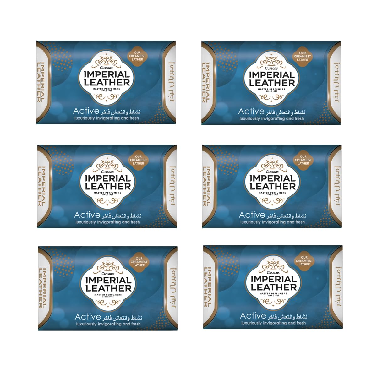 Cussons Imperial Leather Soap 175 g Active bathing bar, rich creamy lather, long-lasting fragrance