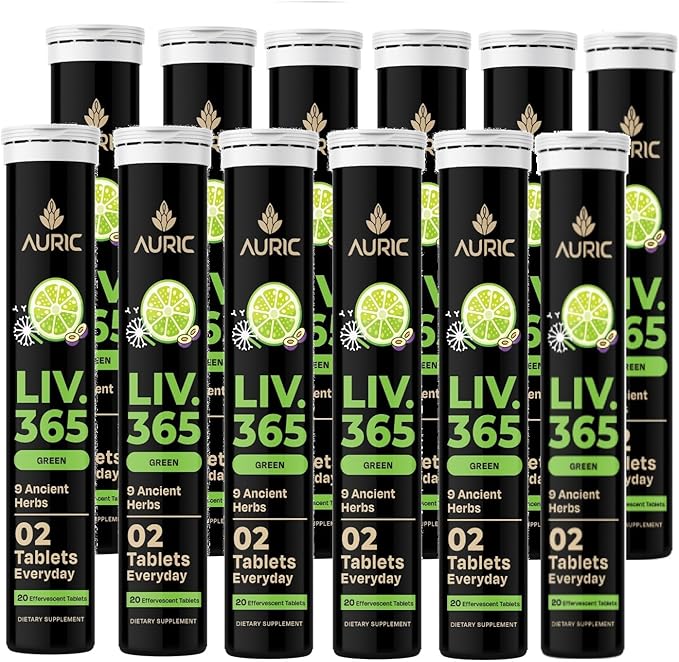 Auric Liv365 Tablets | Lemon Flavour - Dista