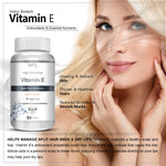 Thumbnail for Vokin Biotech Natural Vitamin E from Sunflower - D-Alpha-Tocpherol - 10mg - 90 Capsules