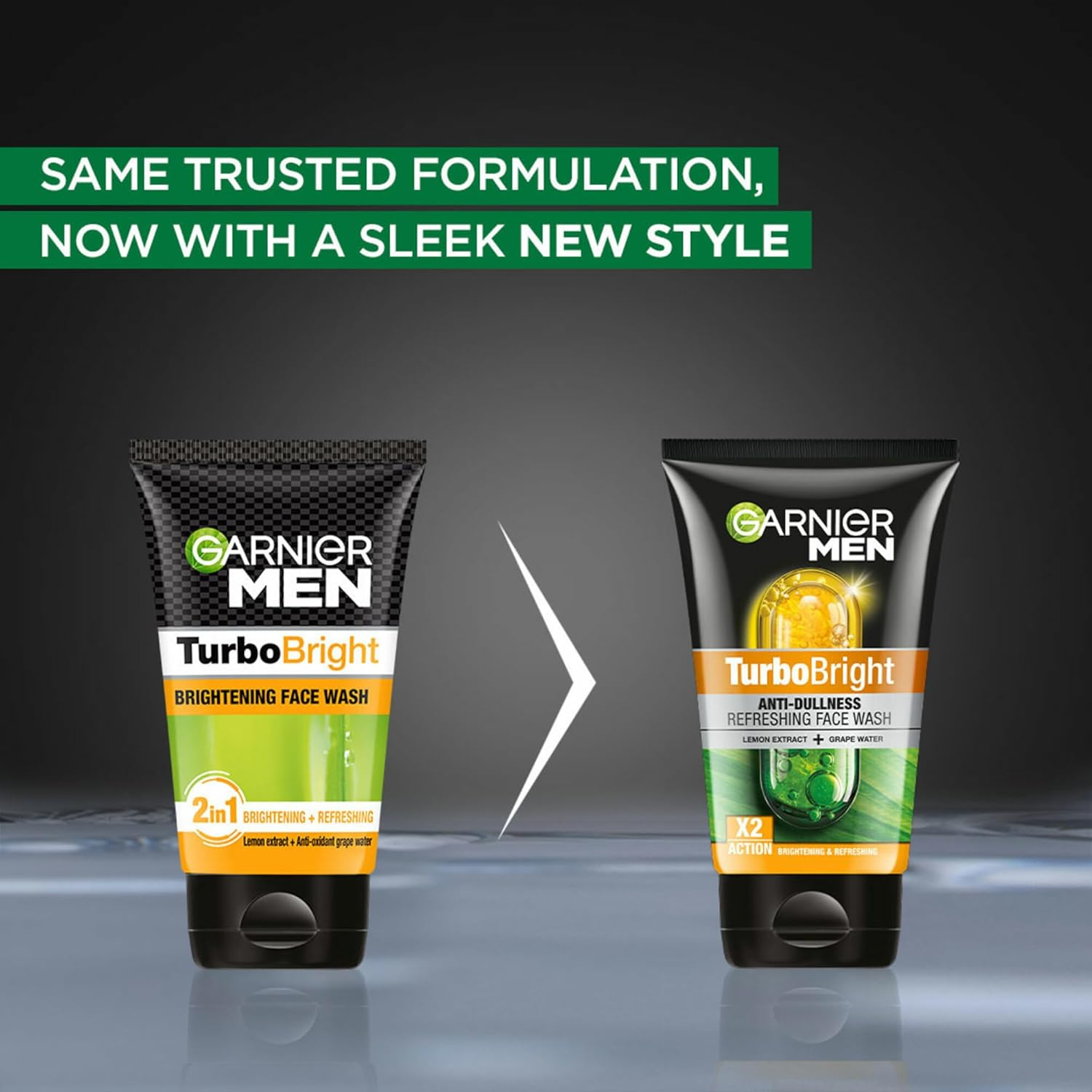 Garnier Men Turbo Bright Brightening Face Wash - Distacart