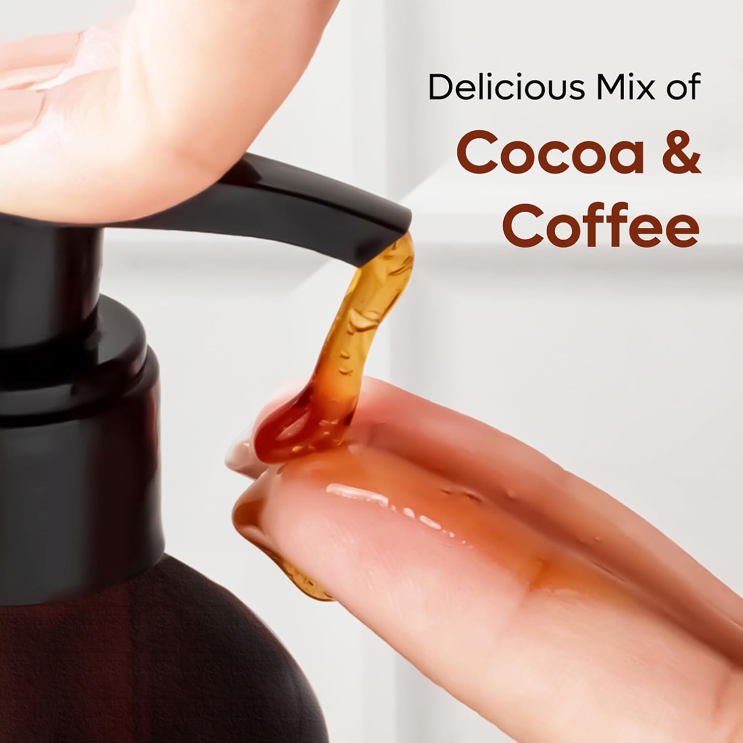 mCaffeine Coffee Body Wash with Cocoa for Refreshed & Moisturized Skin | Irresistible Chocolate Aroma | Vitamin E Rich Body Cleanser for Supple Skin | Sulphate Free Body Wash for Men & Women - 200 ml