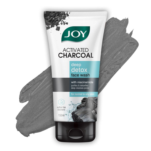 Joy Activated Charcoal Face Wash - Distacart
