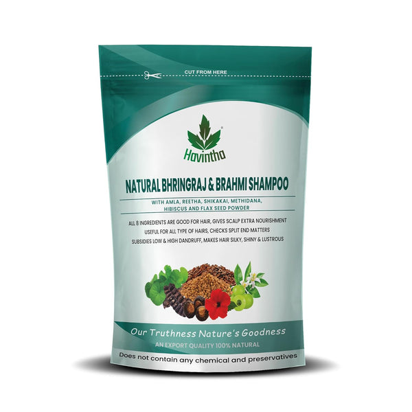 Havintha Natural Bhringraj & Brahmi Shampoo - Distacart