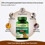 Thumbnail for Himalayan Organics Korean Ginseng 800 mg Vegetarian Capsules