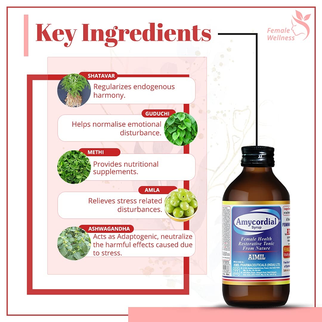Aimil Ayurvedic Amycordial Syrup