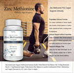 Thumbnail for Vokin Biotech Zinc Methionine Plus Copper, Supports Immunity 90 Capsules