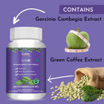 Thumbnail for Vokin Biotech Slimo Advanced Weight Loss Formula with Green Coffee Extract 100mg and Garcinia Cambogia Extract 500mg Fat Burner for Men and Women (60 Capsules)