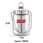 Thumbnail for HAZEL Stainless Steel Plain Barani, 1 LTR - Dista