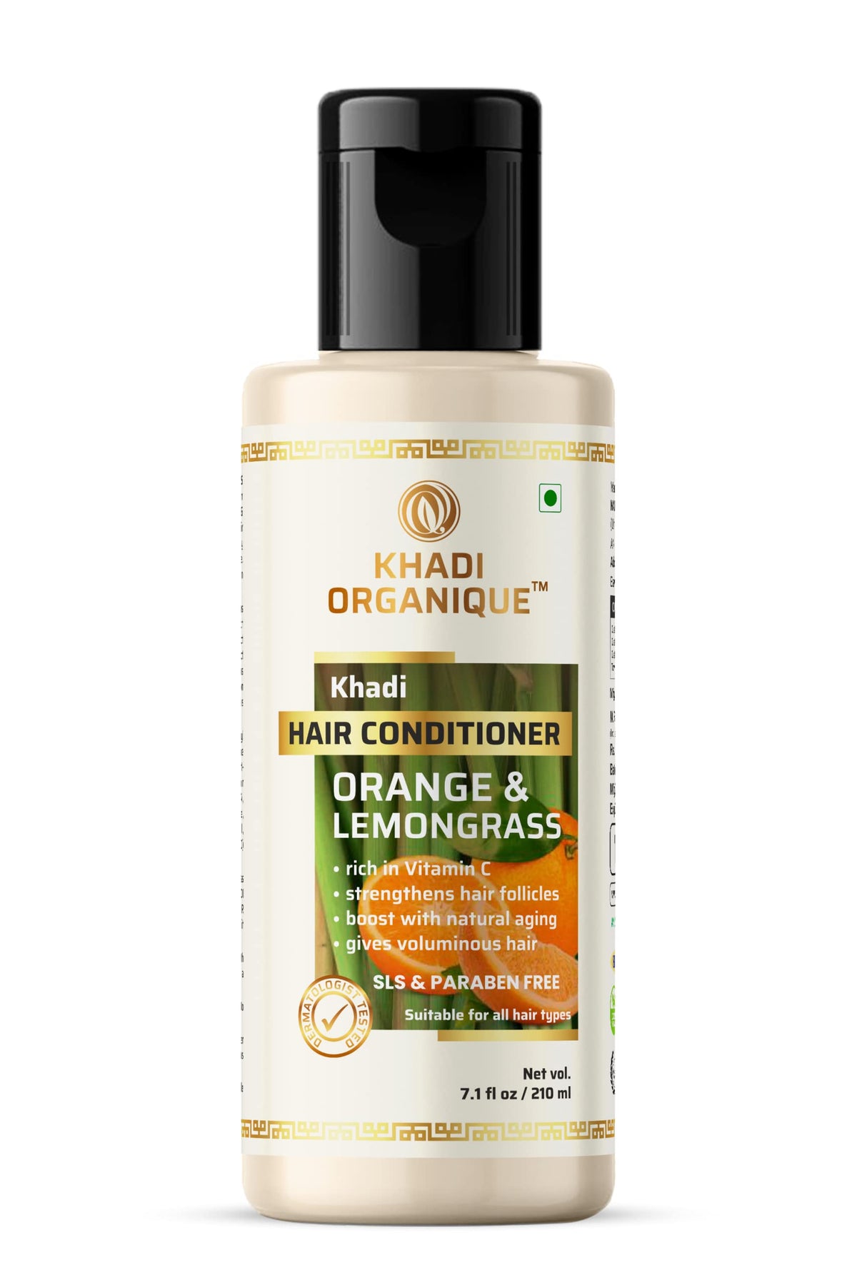 Khadi Organique Orange Lemongrass Hair Conditioner