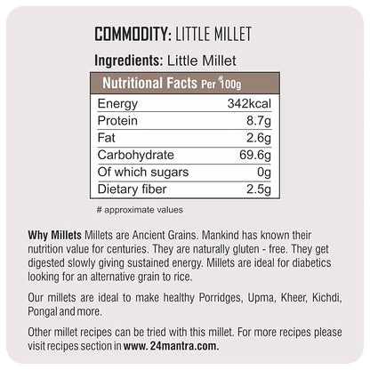 24 Mantra Organic Little Millet - Distacart