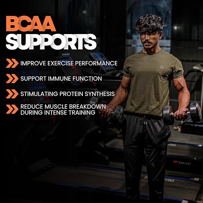 BOOSTIQ BCAA Powder - Orange Flavour - Distacart