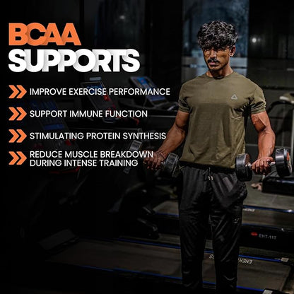 BOOSTIQ BCAA Powder - Orange Flavour - Distacart