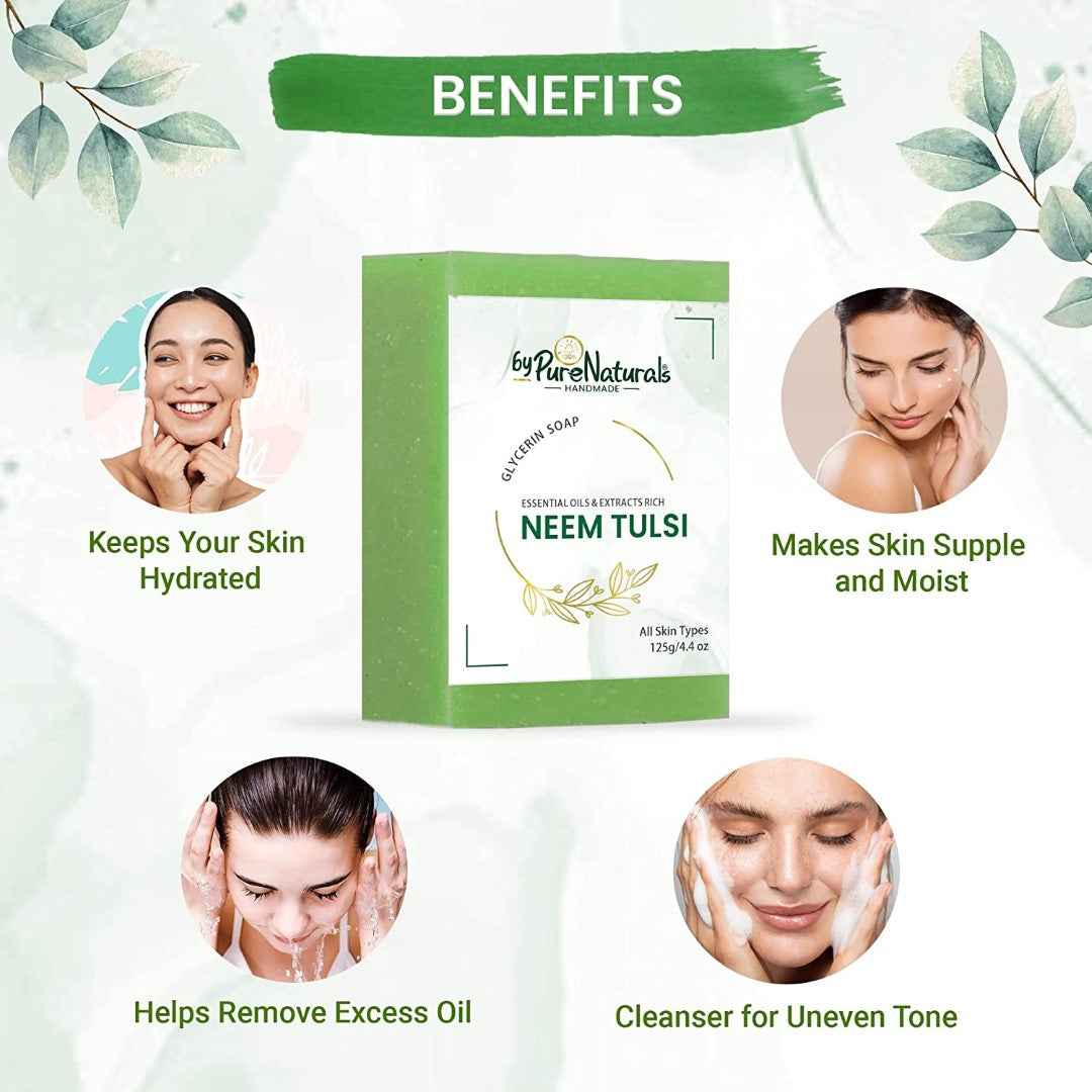 byPureNaturals Neem Tulsi Soap - Dista