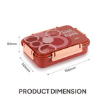 Thumbnail for CELLO Zoom 3 Inner Steel Insulated Lunch Box, 915 ml, Dark Brown - Dista