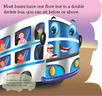Thumbnail for Flying Colours Cut Out Board Book - Bus - Dista