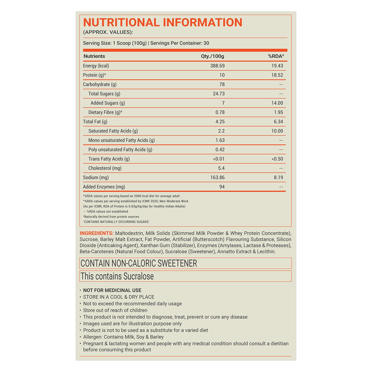 FUELONE Max Gainer (Caramel Toffee, | High-Calorie Gainer with Added Digestive Enzymes