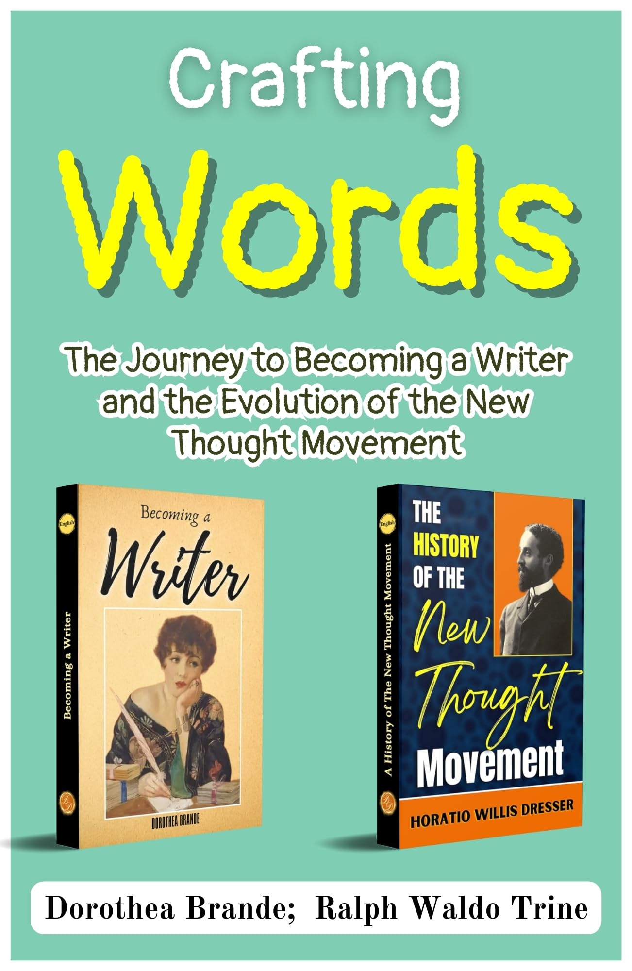 Crafting Words: The Journey to Becoming a Writer and the Evolution of the New Thought Movement [Becoming a Writer :: A History of The New Thought Movement] Set of 2 Self Help Motivation Books - Distacart