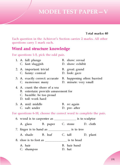 English Olympiad Challenger-5. - Dista