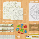 Thumbnail for Imagimake Mandala Art Kit | Watercolor Paint Set | 12 Exciting Mandala Projects in Arts and Crafts for Kids Ages 8-12-14-16 | Craft Kits for Adults & Kids | 8 Year Old Girl Birthday Gifts