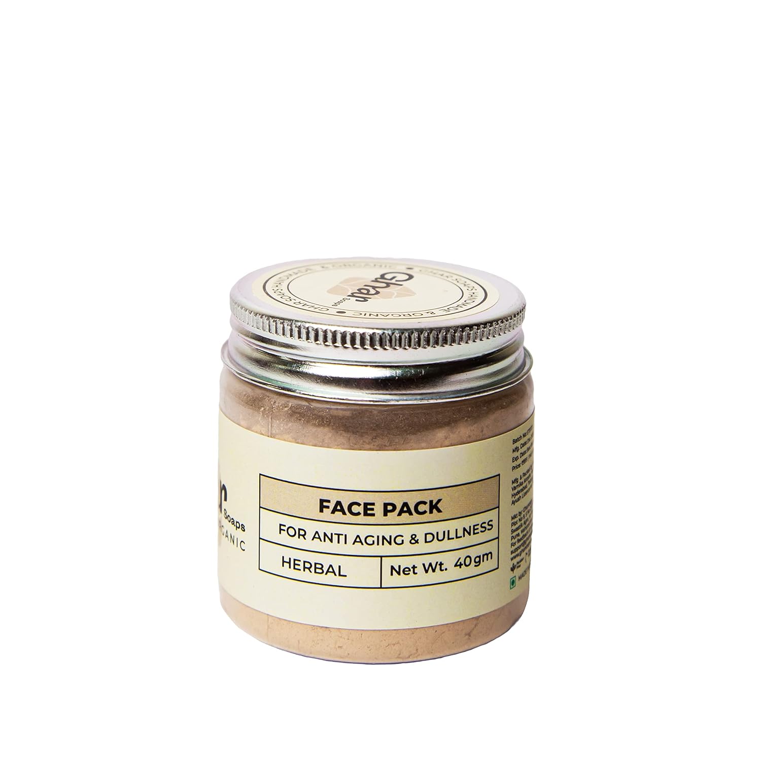 Ghar Soaps Ayurvedic Face Pack - Distacart