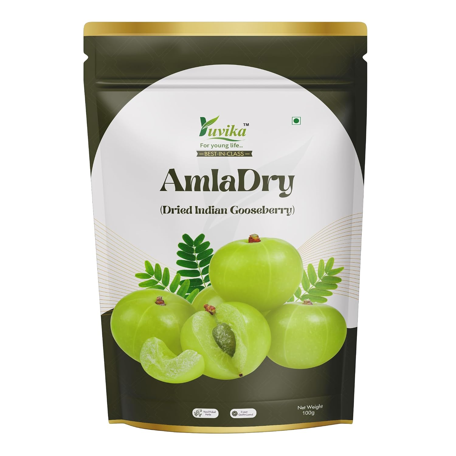 YUVIKA Awla | Amla Dry - Phyllanthus Emblica - Indian Gooseberry - Dista